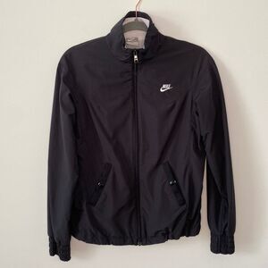 Nike Windbreaker Black with White Mesh Liner